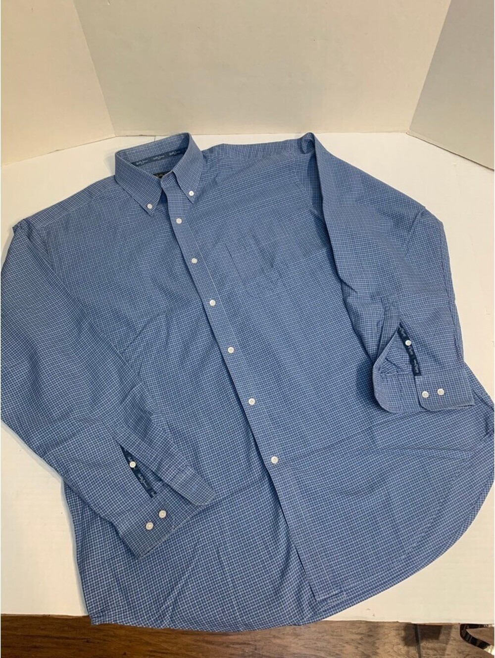 NWOT Vintage Bobby Jones Main Line Collection Woven In Italy Size XL Blue